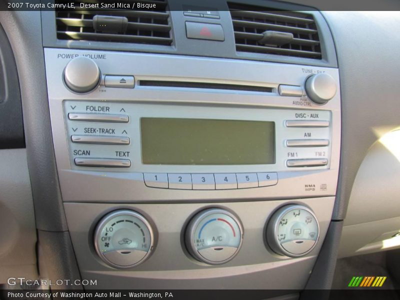 Desert Sand Mica / Bisque 2007 Toyota Camry LE