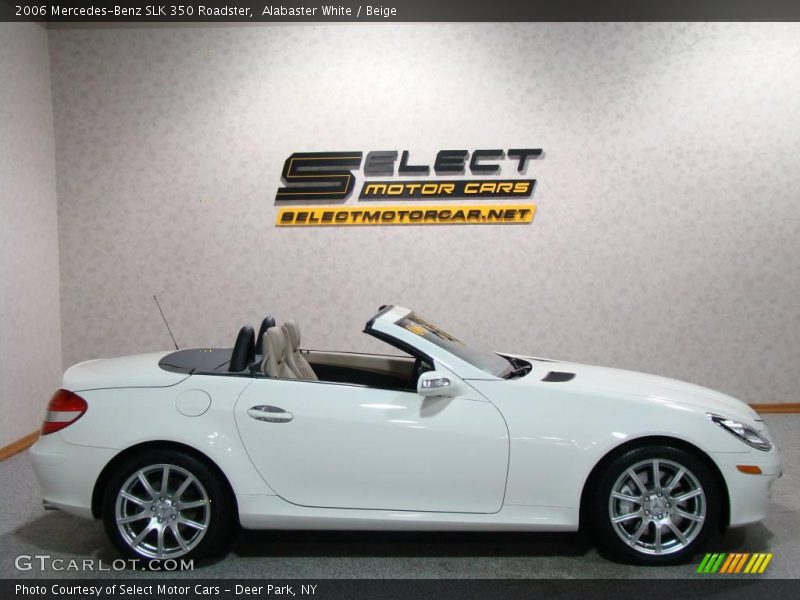 Alabaster White / Beige 2006 Mercedes-Benz SLK 350 Roadster
