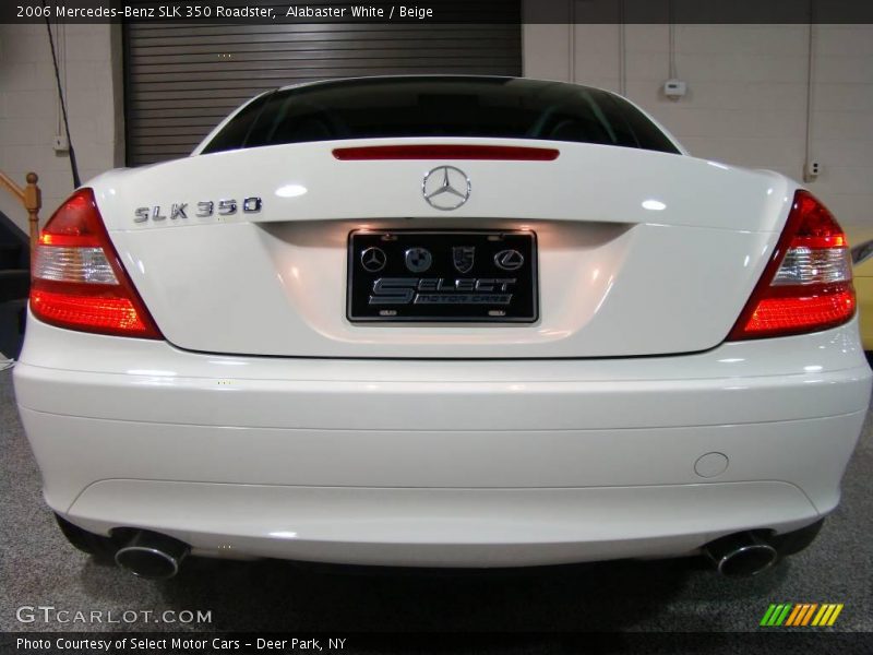 Alabaster White / Beige 2006 Mercedes-Benz SLK 350 Roadster