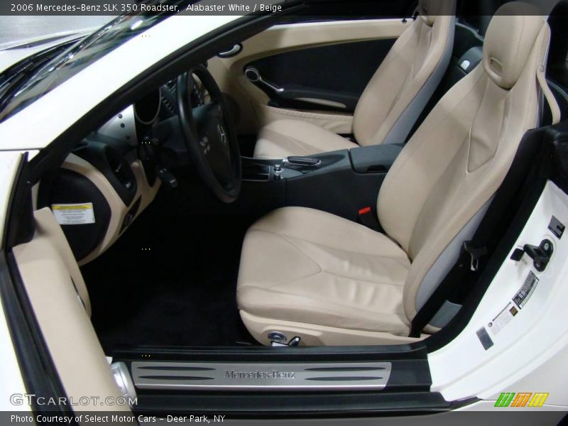 Alabaster White / Beige 2006 Mercedes-Benz SLK 350 Roadster