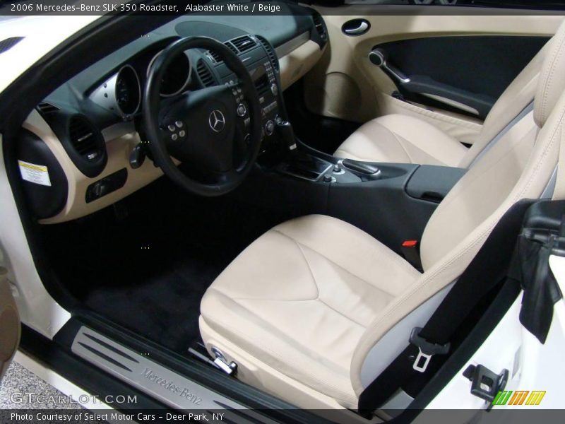 Alabaster White / Beige 2006 Mercedes-Benz SLK 350 Roadster