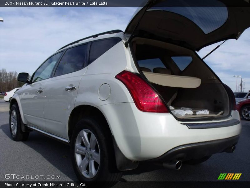 Glacier Pearl White / Cafe Latte 2007 Nissan Murano SL