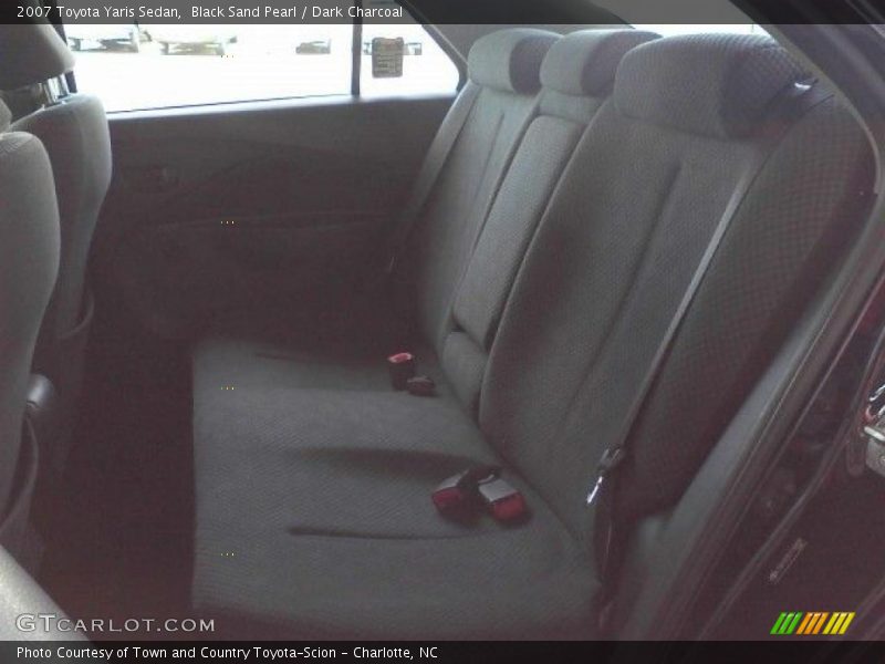 Black Sand Pearl / Dark Charcoal 2007 Toyota Yaris Sedan