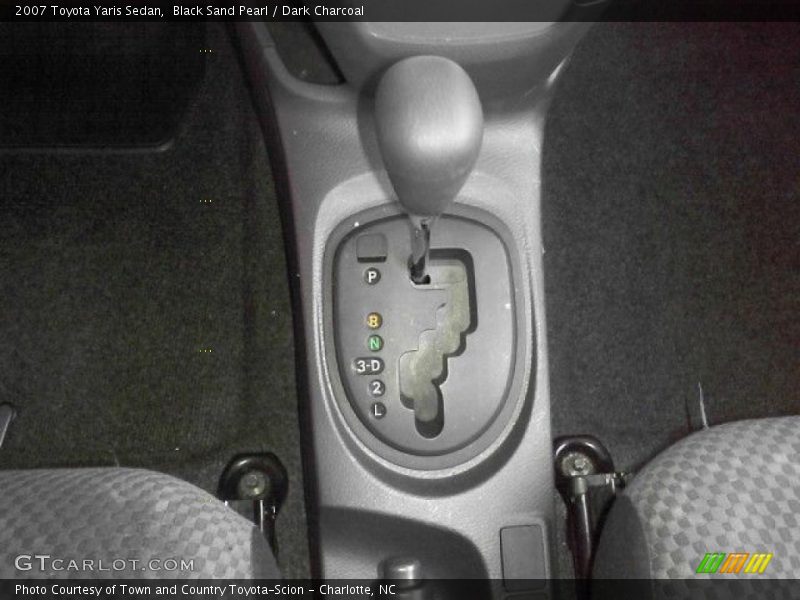 Black Sand Pearl / Dark Charcoal 2007 Toyota Yaris Sedan