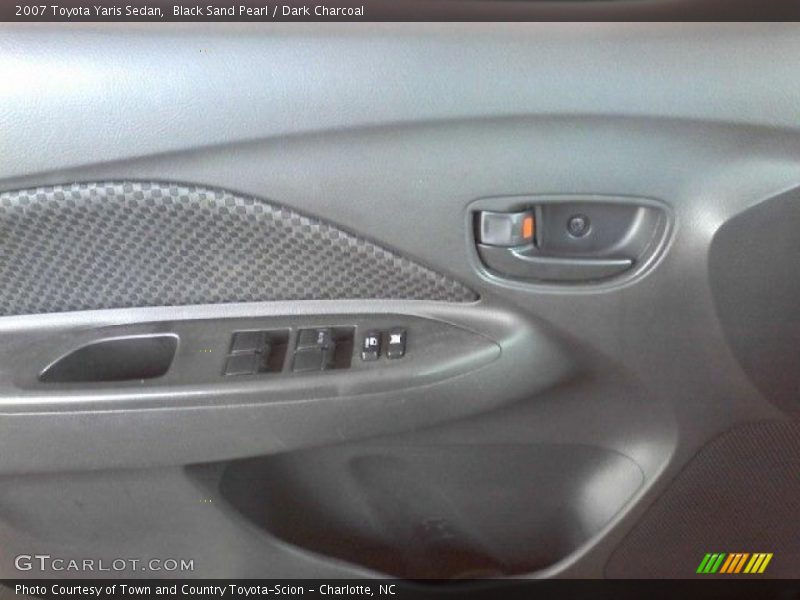 Black Sand Pearl / Dark Charcoal 2007 Toyota Yaris Sedan