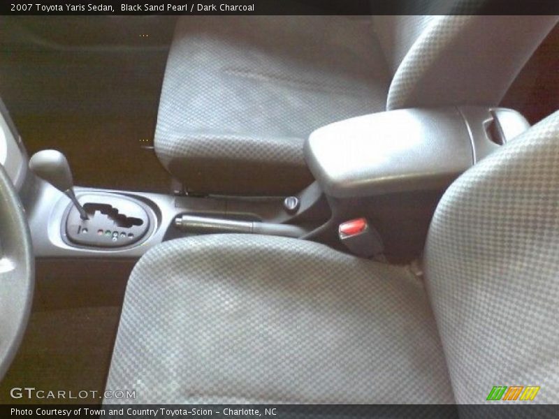 Black Sand Pearl / Dark Charcoal 2007 Toyota Yaris Sedan