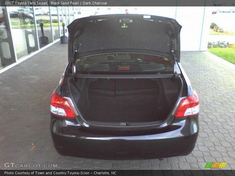 Black Sand Pearl / Dark Charcoal 2007 Toyota Yaris Sedan