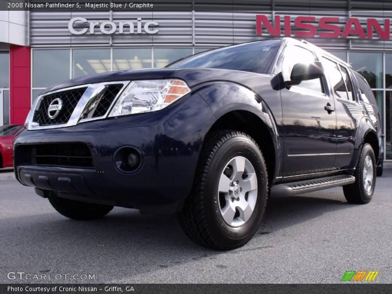 Majestic Blue / Graphite 2008 Nissan Pathfinder S