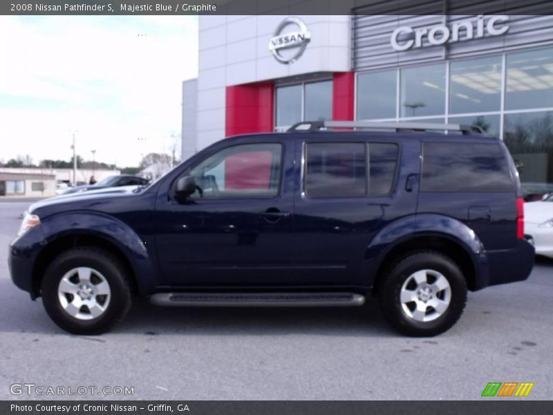 Majestic Blue / Graphite 2008 Nissan Pathfinder S