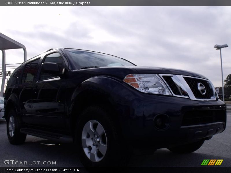 Majestic Blue / Graphite 2008 Nissan Pathfinder S