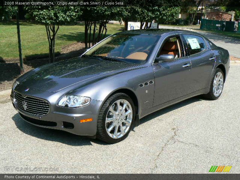 Grigio Alfieri (Dark Silver) / Cuoio Sella 2008 Maserati Quattroporte