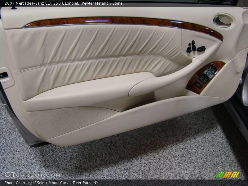Pewter Metallic / Stone 2007 Mercedes-Benz CLK 350 Cabriolet