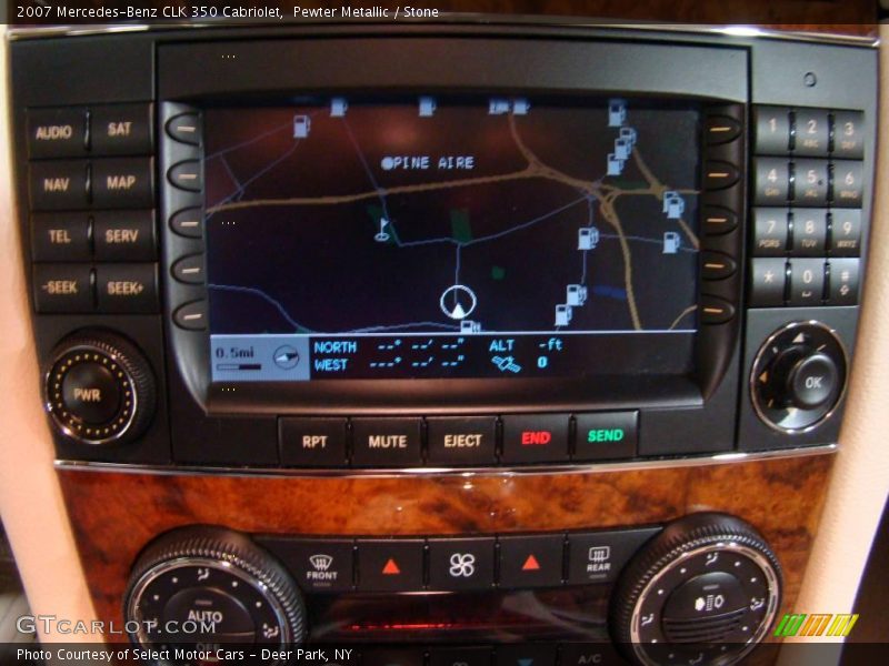 Pewter Metallic / Stone 2007 Mercedes-Benz CLK 350 Cabriolet