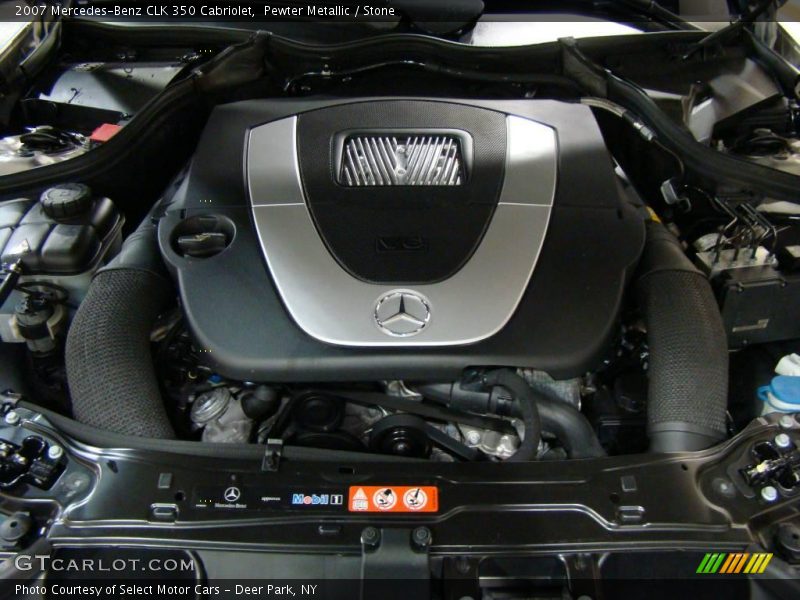 Pewter Metallic / Stone 2007 Mercedes-Benz CLK 350 Cabriolet