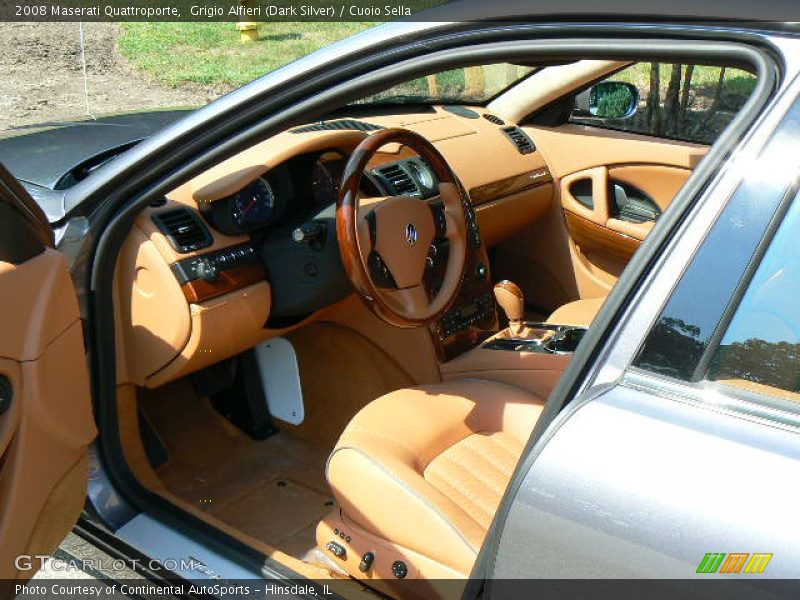 Grigio Alfieri (Dark Silver) / Cuoio Sella 2008 Maserati Quattroporte