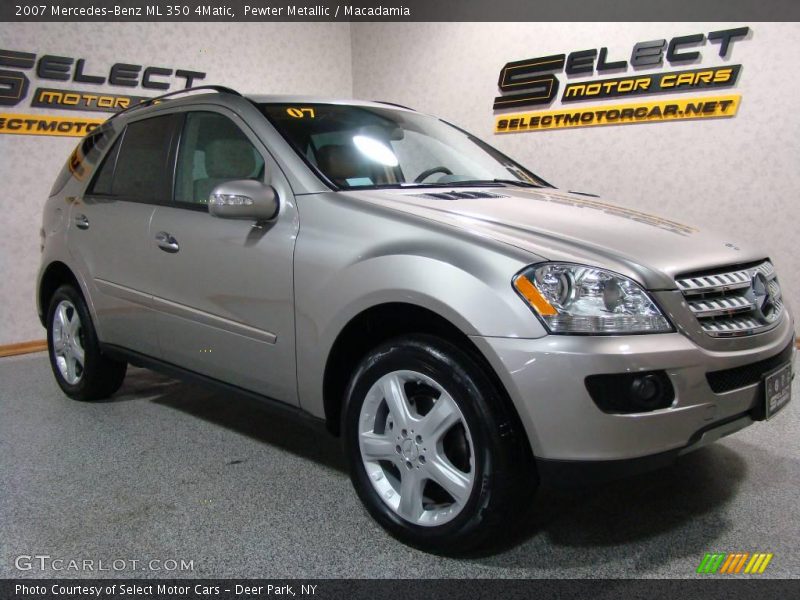 Pewter Metallic / Macadamia 2007 Mercedes-Benz ML 350 4Matic