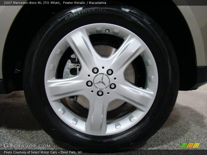 Pewter Metallic / Macadamia 2007 Mercedes-Benz ML 350 4Matic