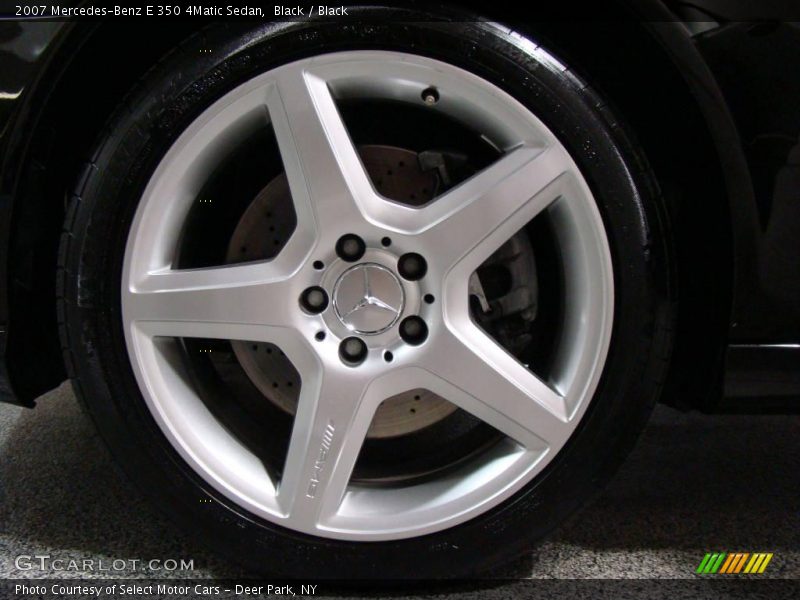 Black / Black 2007 Mercedes-Benz E 350 4Matic Sedan