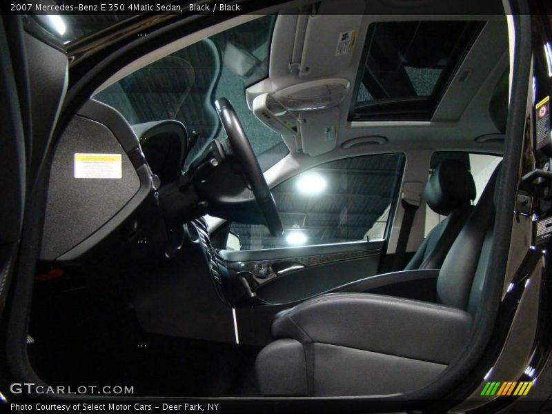Black / Black 2007 Mercedes-Benz E 350 4Matic Sedan