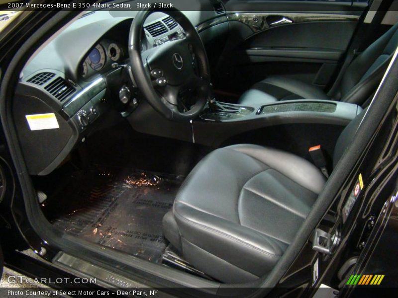 Black / Black 2007 Mercedes-Benz E 350 4Matic Sedan