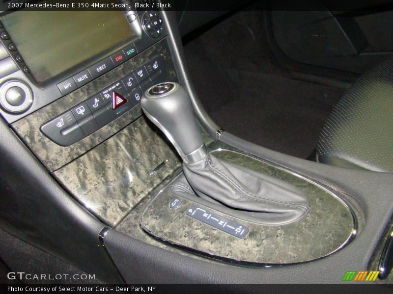 Black / Black 2007 Mercedes-Benz E 350 4Matic Sedan