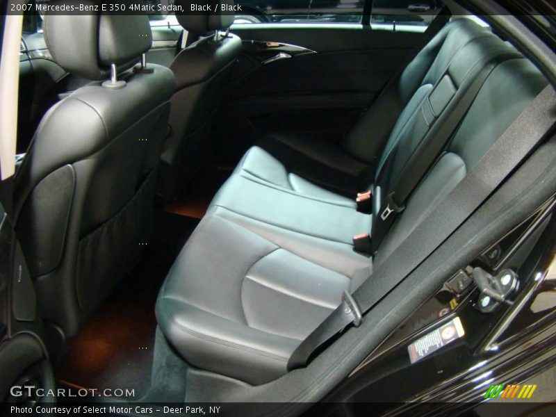 Black / Black 2007 Mercedes-Benz E 350 4Matic Sedan