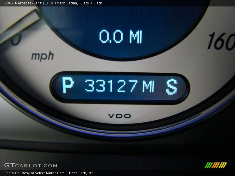 Black / Black 2007 Mercedes-Benz E 350 4Matic Sedan