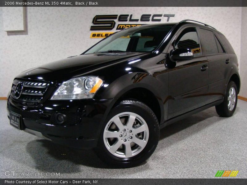 Black / Black 2006 Mercedes-Benz ML 350 4Matic