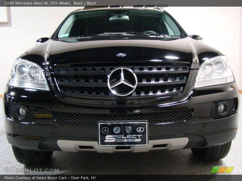 Black / Black 2006 Mercedes-Benz ML 350 4Matic