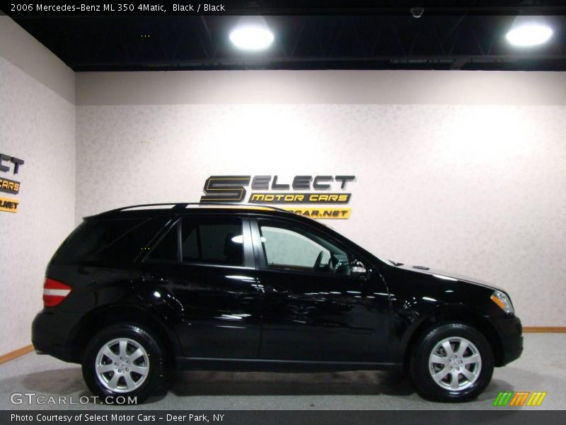 Black / Black 2006 Mercedes-Benz ML 350 4Matic
