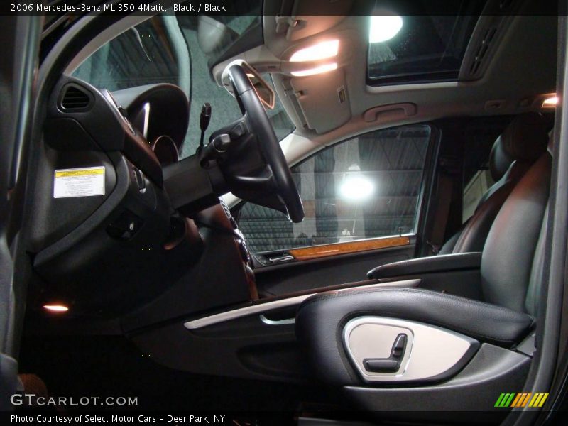 Black / Black 2006 Mercedes-Benz ML 350 4Matic