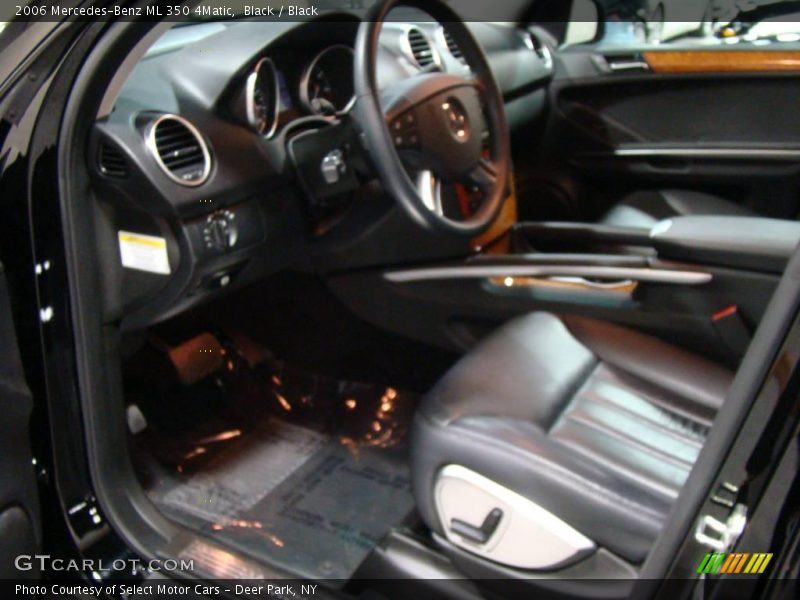 Black / Black 2006 Mercedes-Benz ML 350 4Matic