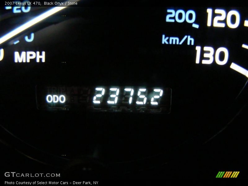 Black Onyx / Stone 2007 Lexus LX 470