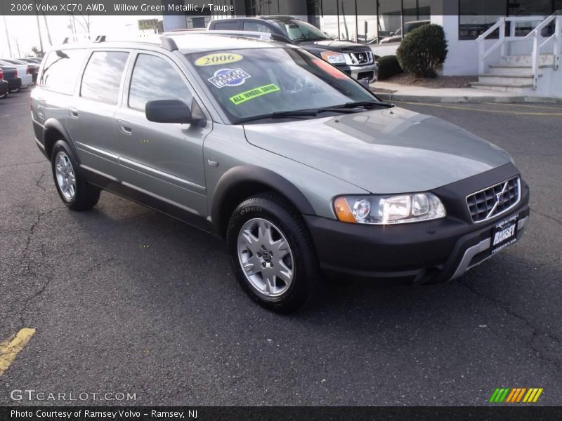 Willow Green Metallic / Taupe 2006 Volvo XC70 AWD