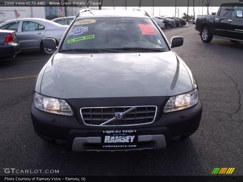 Willow Green Metallic / Taupe 2006 Volvo XC70 AWD