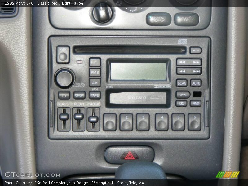 Audio System of 1999 S70 