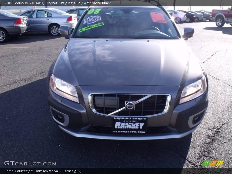 Oyster Grey Metallic / Anthracite Black 2008 Volvo XC70 AWD