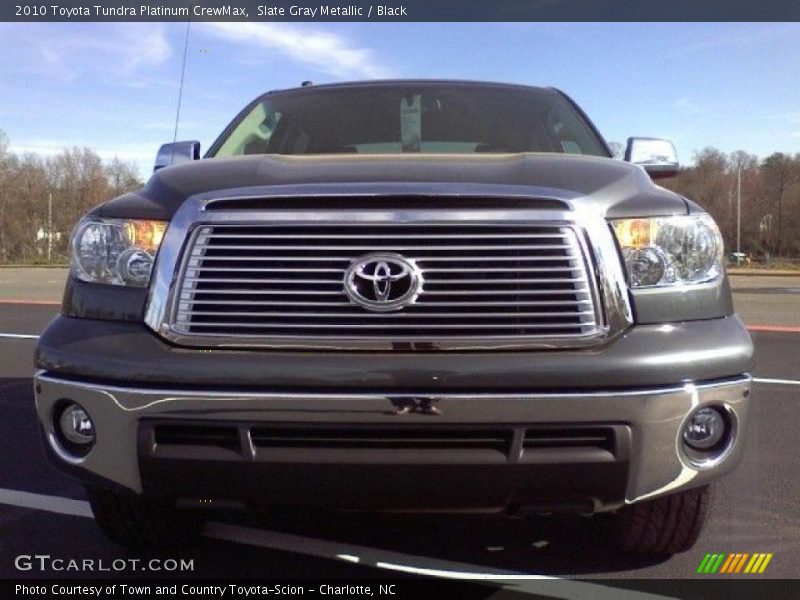 Slate Gray Metallic / Black 2010 Toyota Tundra Platinum CrewMax