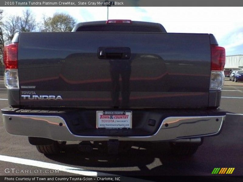 Slate Gray Metallic / Black 2010 Toyota Tundra Platinum CrewMax