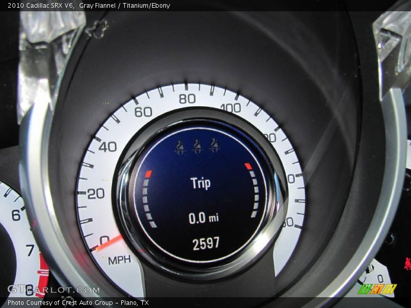 Gray Flannel / Titanium/Ebony 2010 Cadillac SRX V6