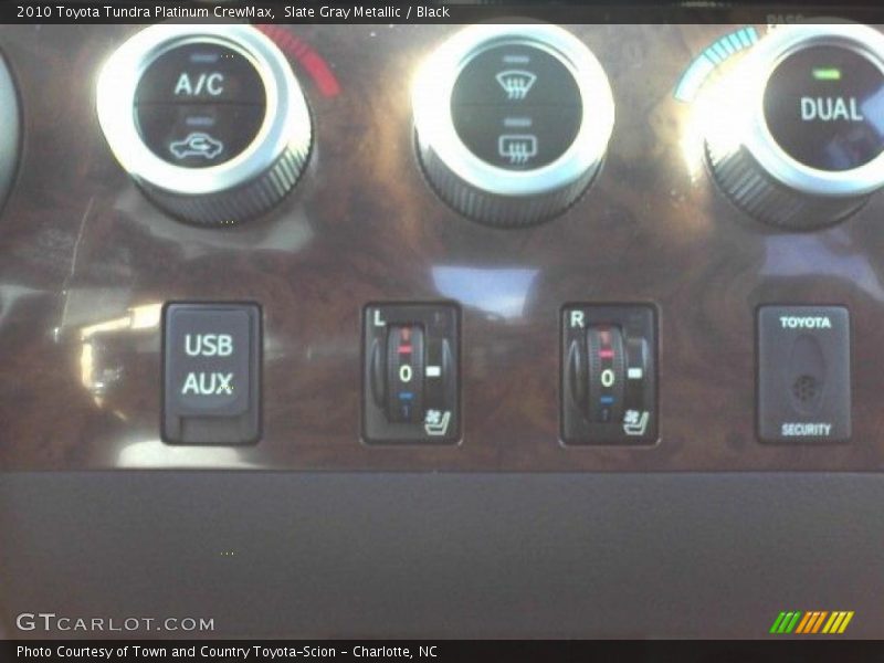Slate Gray Metallic / Black 2010 Toyota Tundra Platinum CrewMax