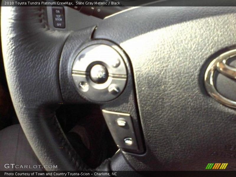 Slate Gray Metallic / Black 2010 Toyota Tundra Platinum CrewMax
