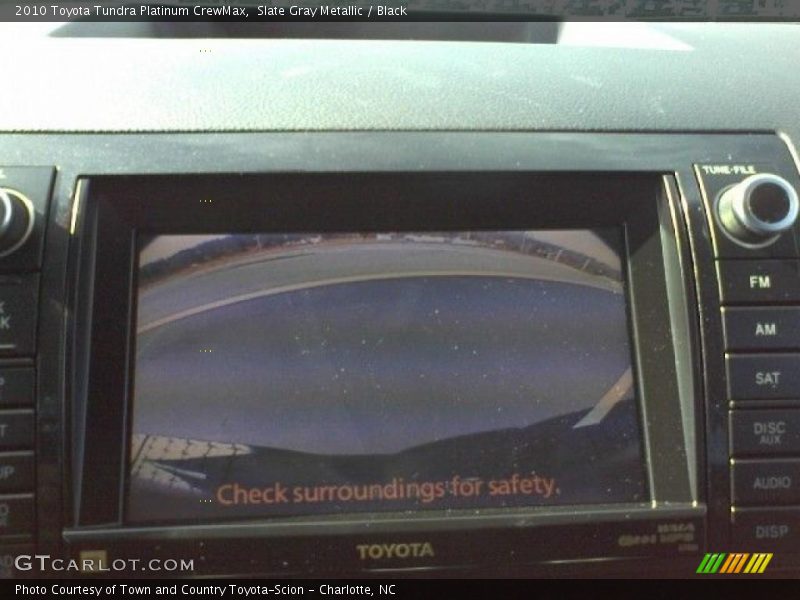 Slate Gray Metallic / Black 2010 Toyota Tundra Platinum CrewMax