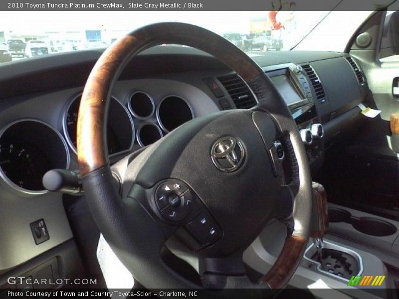 Slate Gray Metallic / Black 2010 Toyota Tundra Platinum CrewMax