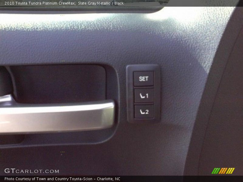 Slate Gray Metallic / Black 2010 Toyota Tundra Platinum CrewMax