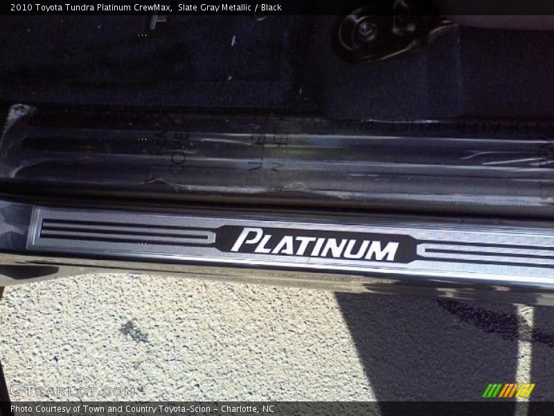 Slate Gray Metallic / Black 2010 Toyota Tundra Platinum CrewMax