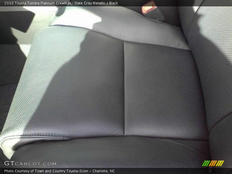 Slate Gray Metallic / Black 2010 Toyota Tundra Platinum CrewMax