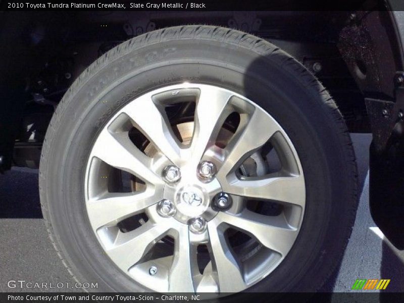 Slate Gray Metallic / Black 2010 Toyota Tundra Platinum CrewMax