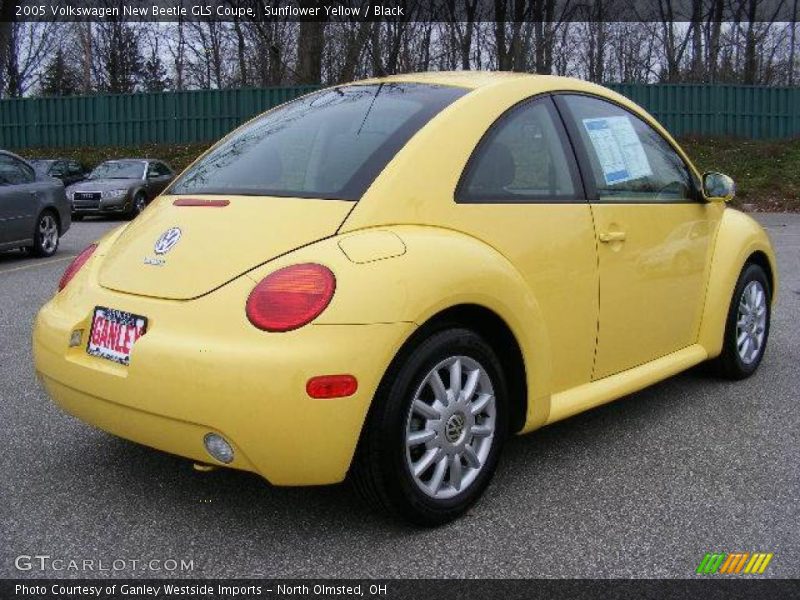 Sunflower Yellow / Black 2005 Volkswagen New Beetle GLS Coupe