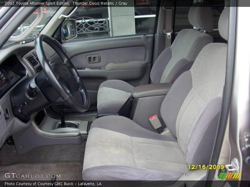 Thunder Cloud Metallic / Gray 2002 Toyota 4Runner Sport Edition